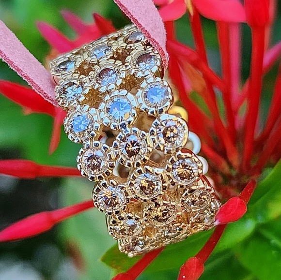 Effy Jewelry - 5.40ct Diamond 14k Eternity Three Row Size 9